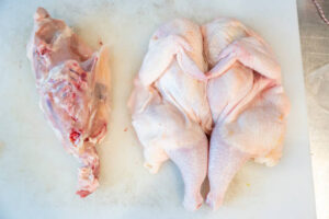 HALAL frozen half chicken