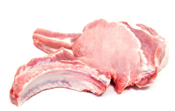 Frozen pork baby back ribs